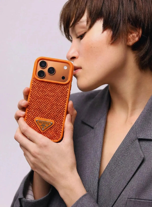Orange Prada iPhone 17 Pro Max Case