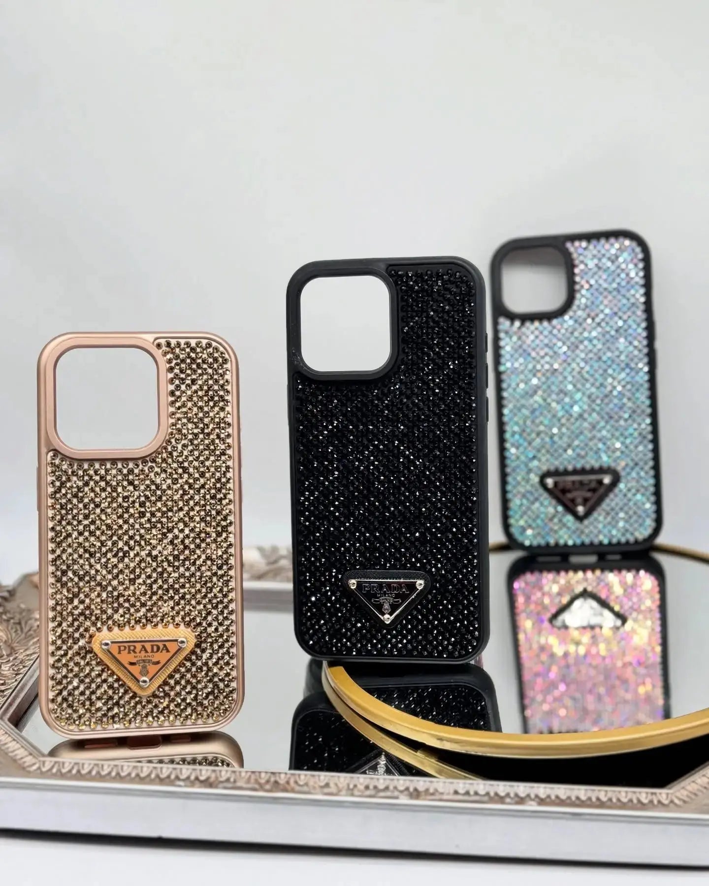 Black Diamond Prada iPhone 17 Pro Max Case BREATHE