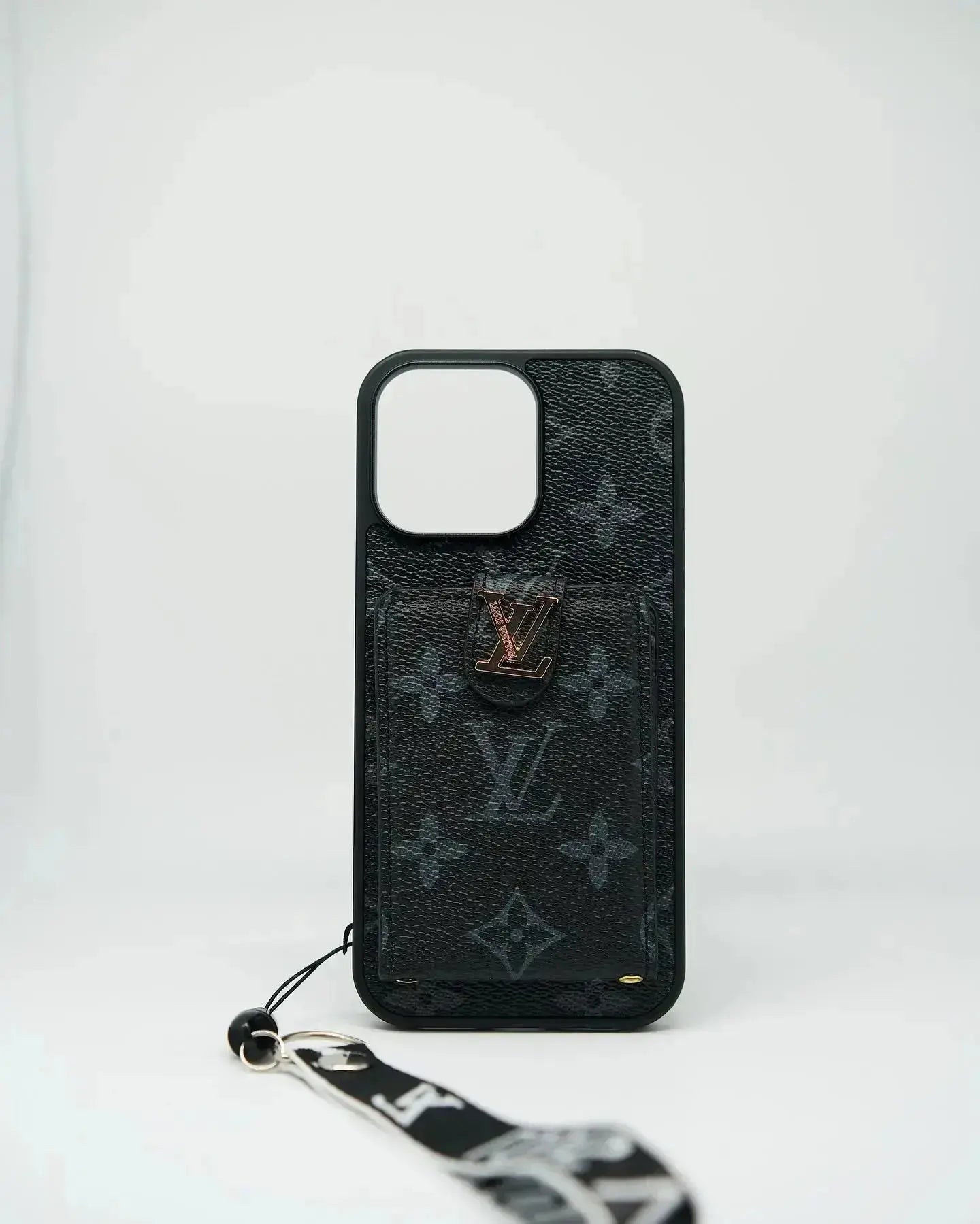 Brown Louis Vuitton iPhone 17 Pro Max Case Cardholder BREATHE