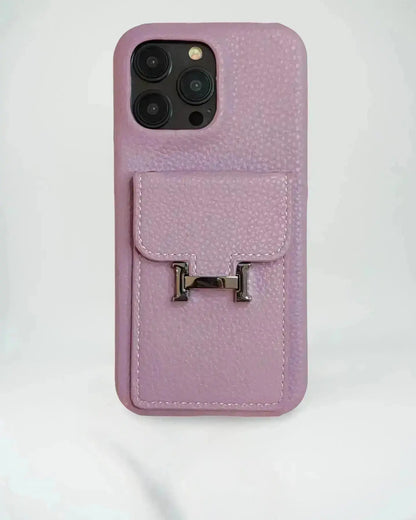 L'Orange Hermès iPhone 17 Pro Max Case with Cardholder BREATHE
