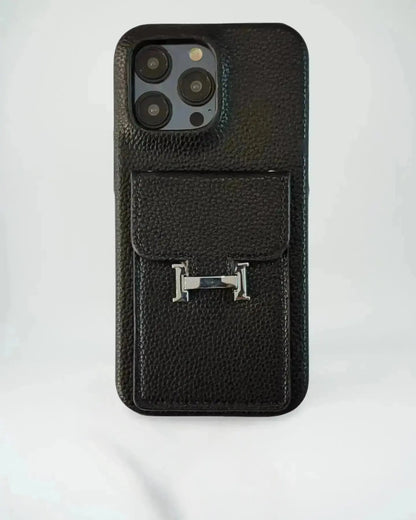 Le Sable Hermès iPhone 17 Pro Max Case with Cardholder BREATHE