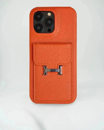 Le Tan Hermès iPhone 17 Pro Max Case with Cardholder BREATHE