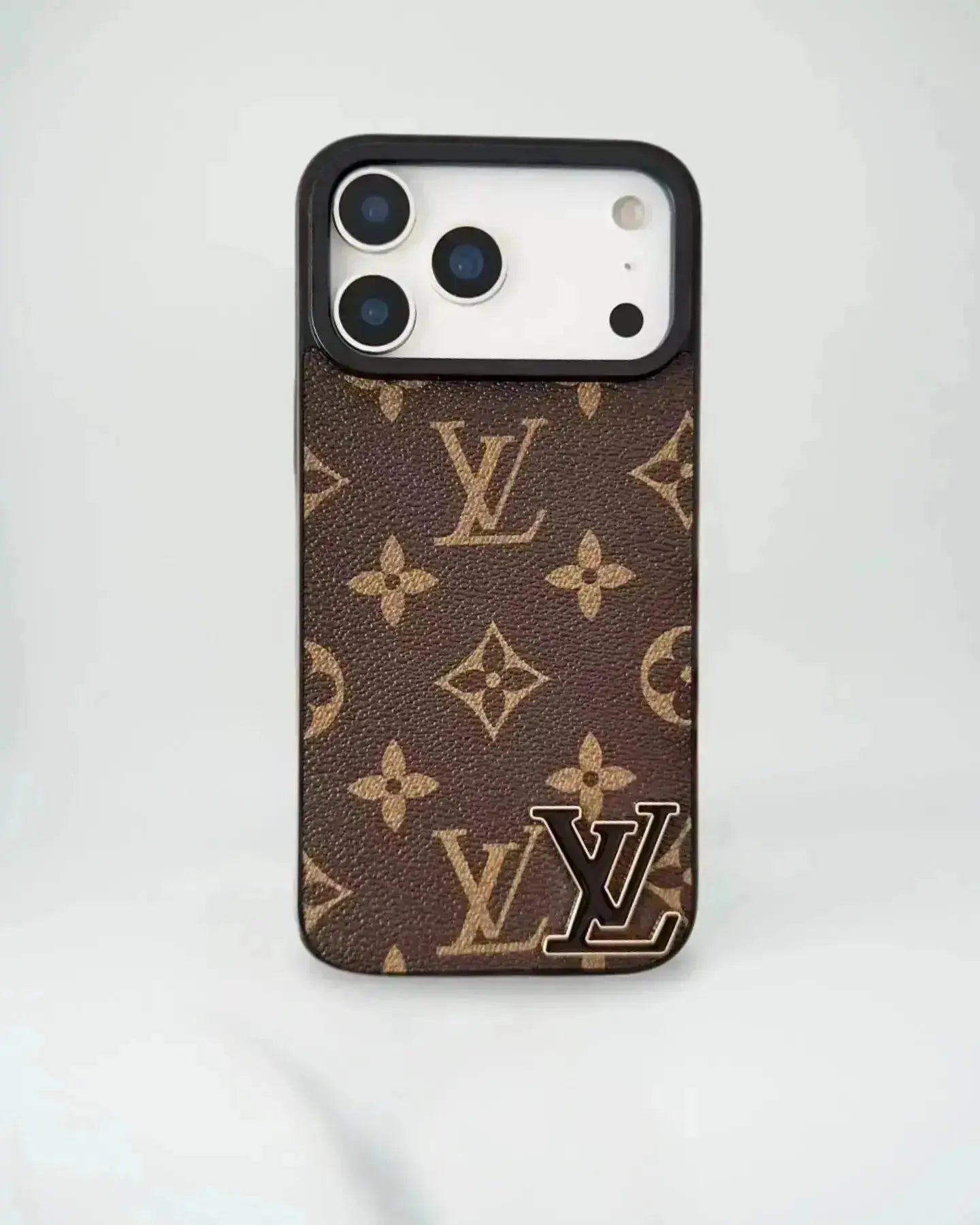 Dark Monogram Canvas Louis Vuitton iPhone 17 Pro Max Case With Logo BREATHE