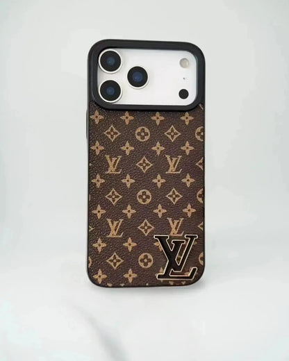Dark Monogram Canvas Louis Vuitton iPhone 17 Pro Max Case With Logo BREATHE