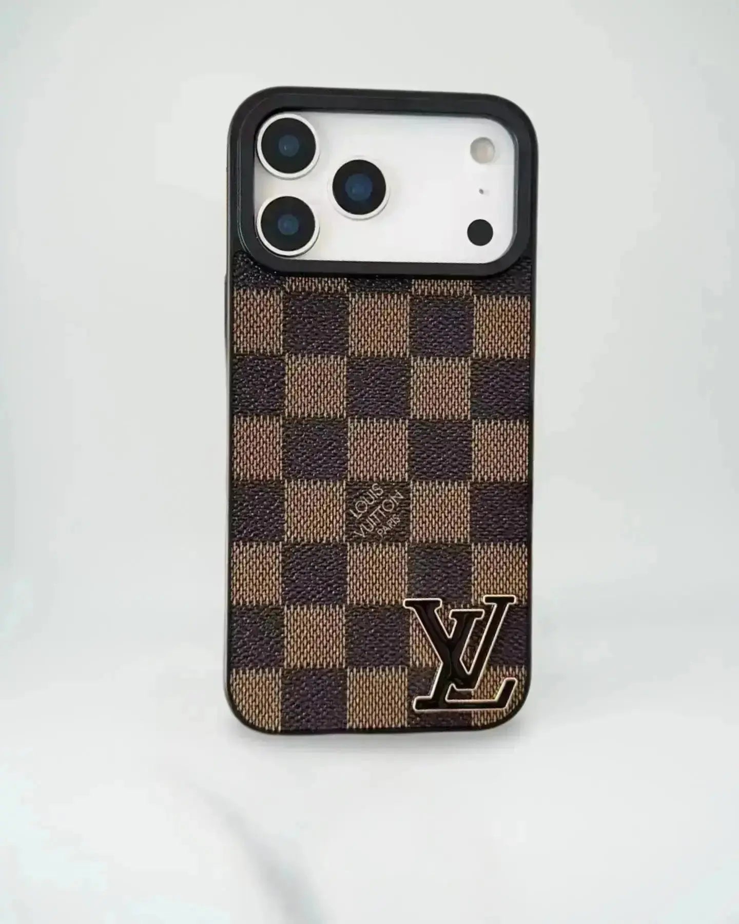 Damier Graphite Canvas Louis Vuitton iPhone 17 Pro Max Case With Logo BREATHE