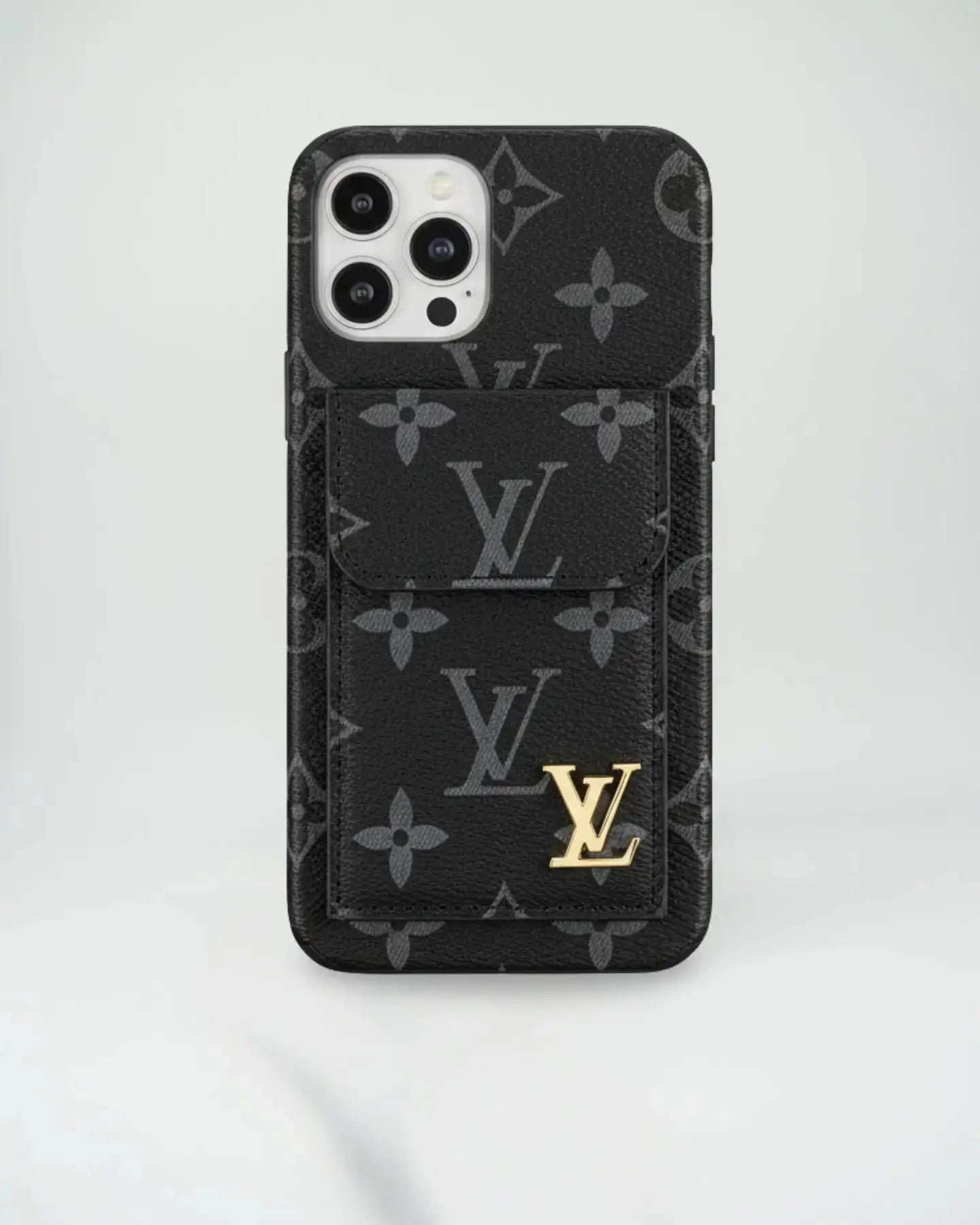 Louis Vuitton iPhone 17 Pro Max Case With CardHolder - Brown Monogram BREATHE