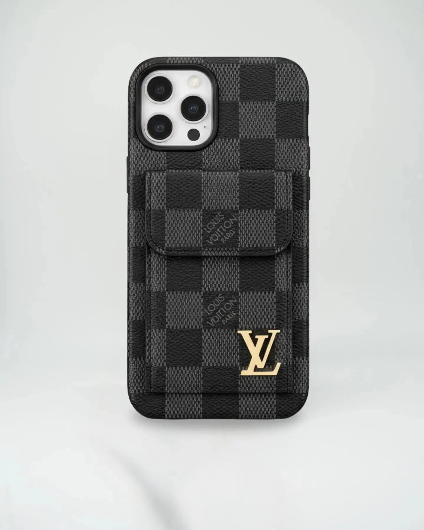 Beige Monogram Gucci iPhone 17 Pro Max Case CardHolder BREATHE