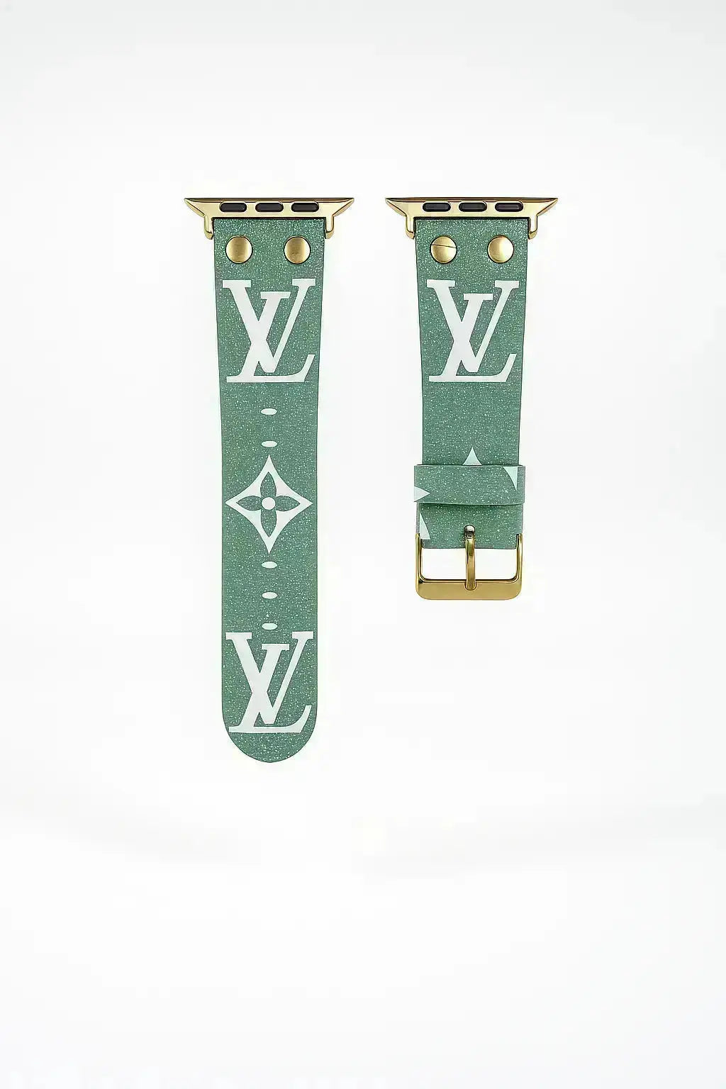 Louis Vuitton Apple Watch Band Series 11 Band Monogram With Gold BREATHE