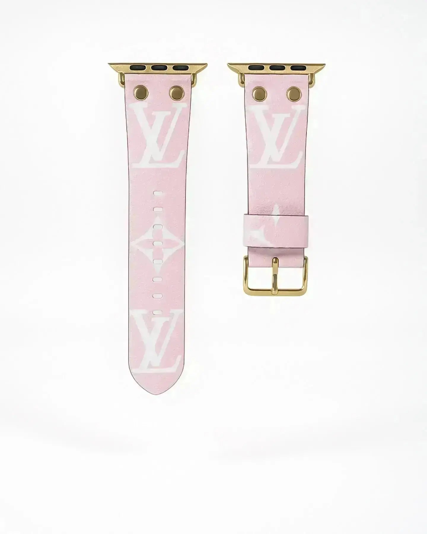 Louis Vuitton Apple Watch Band Series 11 Band Monogram With Gold BREATHE