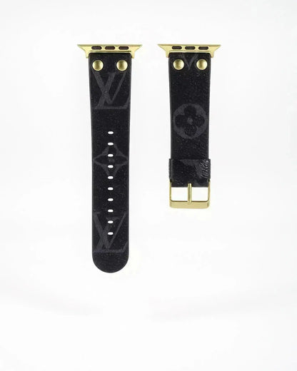 Louis Vuitton Apple Watch Band Series 11 Band Green Monogram With Gold BREATHE
