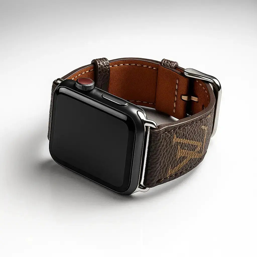 Louis Vuitton Apple Watch Band Series 11 Band Classic Monogram Lumière BREATHE