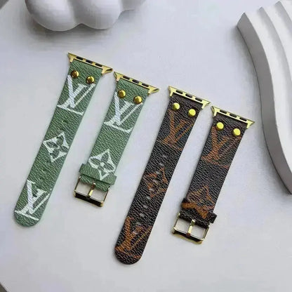 Louis Vuitton Apple Watch Band Series 11 Band Monogram With Gold BREATHE