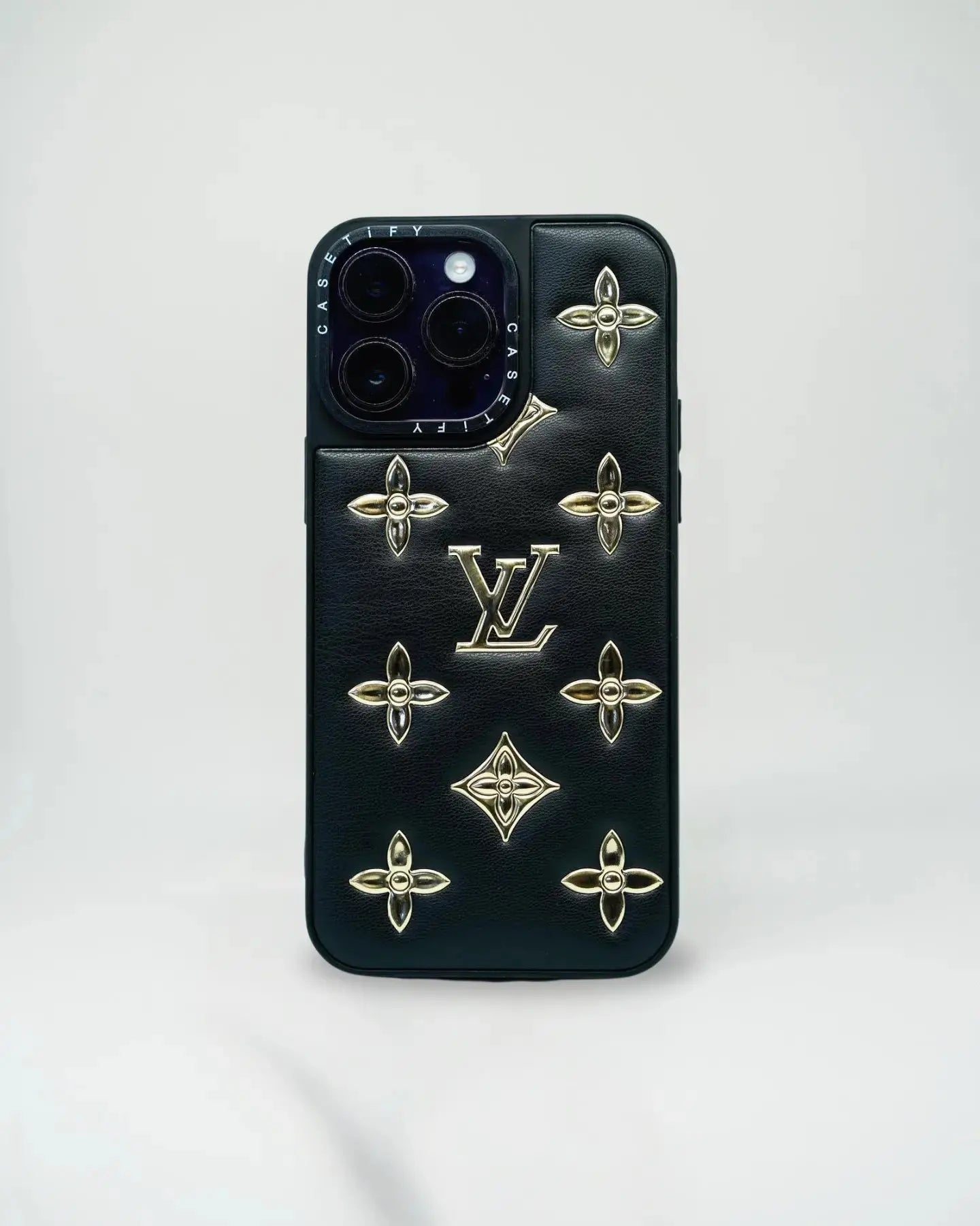 Black Gold Louis Vuitton iPhone 17 Pro Max Case BREATHE