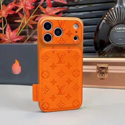 Gray Louis Vuitton iPhone 17 Pro Max Case - LV Eclipse Monogram BREATHE