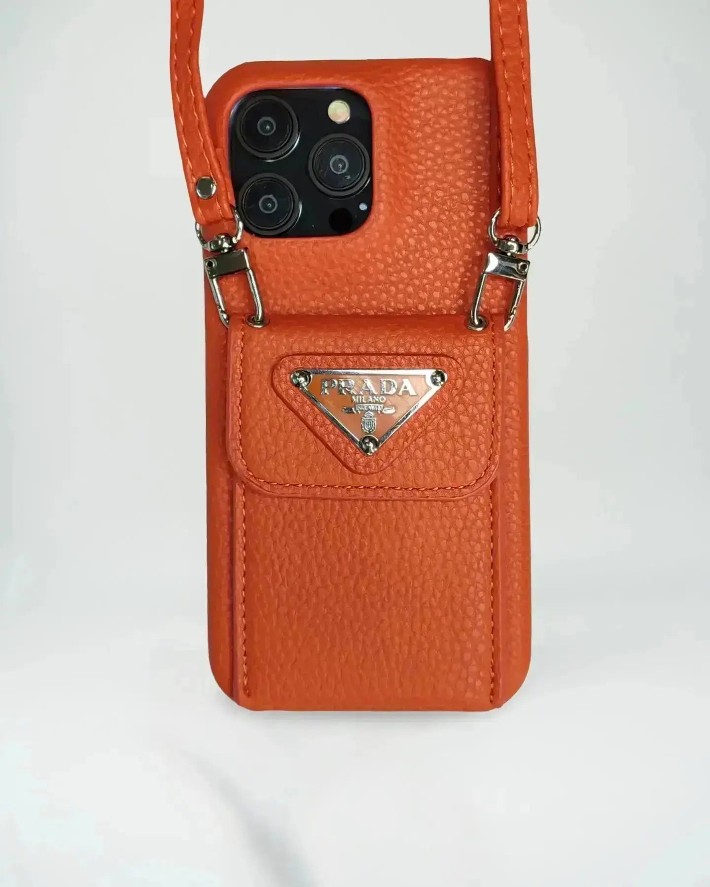 Le Noir Prada iPhone 17 Pro Max Case With Strap Crossbody BREATHE