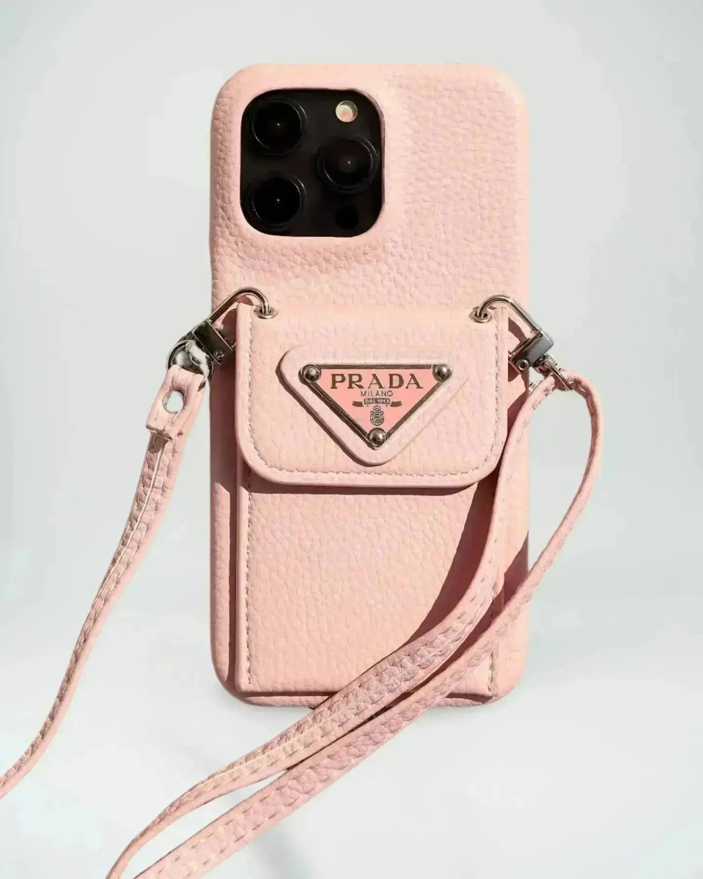 L'Ivoire Prada iPhone 17 Pro Max Case With Strap Crossbody BREATHE