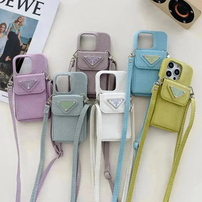 L'Ivoire Prada iPhone 17 Pro Max Case With Strap Crossbody BREATHE
