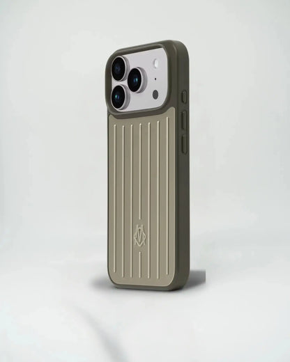 Gold RIMOWA iPhone 17 Pro Max Case BREATHE