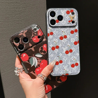 Louis Vuitton cherry iPhone 17 Pro Max case luxury LV monogram