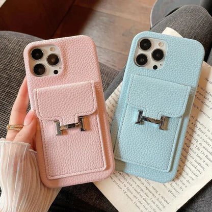 Le Rose Hermès iPhone 17 Pro Max Case with Cardholder BREATHE