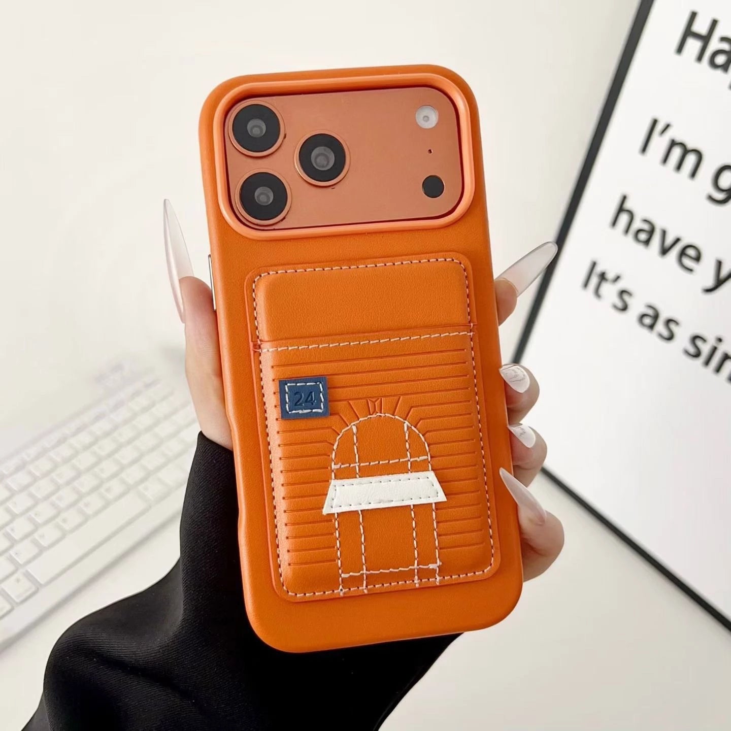 Hermes iPhone 17 Pro Max case with cardholder 24